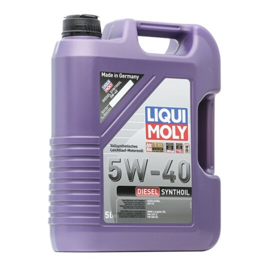 Motorolje LIQUI MOLY DIESEL SYNTHOIL 5W40 5L