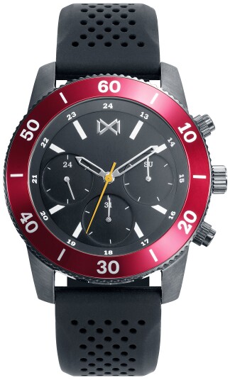 Mark Maddox Herreklokke HC7125 56 Classic Gummi Ø43 mm