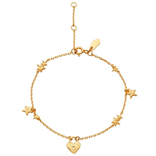 Maanesten Esma Armbånd 18 kt. Gullforgylt sølv 8632A - Dame - 925 sterling silver Maanesten Esma Armbånd 18 kt. Gullforgylt sølv 8632A - Dame - 925 sterling silver