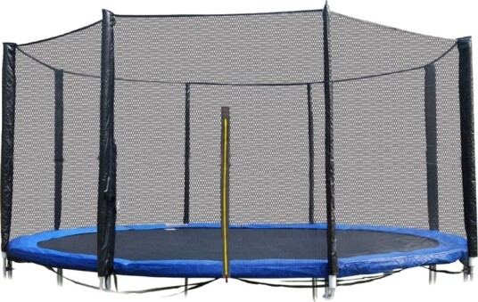 Beskyttelsesnett utendørs for trampoline 10 ft 8 stolper 305 cm Beskyttelsesnett utendørs for trampoline 10 ft 8 stolper 305 cm