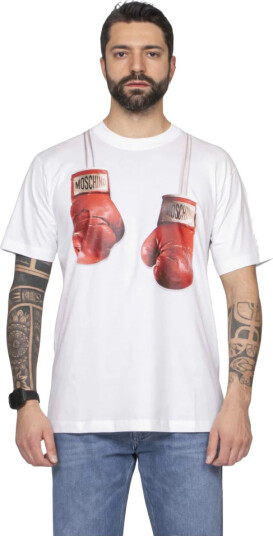 Moschino Herre Topper Hvit L,