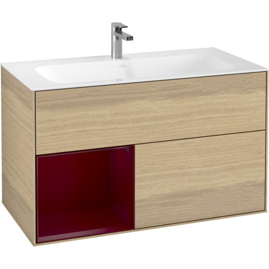 VILLEROY & BOCH FINION SERVANTSKAP 100 EIK FINÉR EMOTION-LYS VENSTRESTILT PEONRØD HYLLE VILLEROY & BOCH FINION SERVANTSKAP 100 EIK FINÉR EMOTION-LYS VENSTRESTILT PEONRØD HYLLE