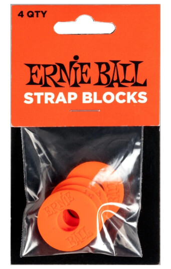 Ernie Ball EB-5620 Strap Blocks Rød 4 pc
