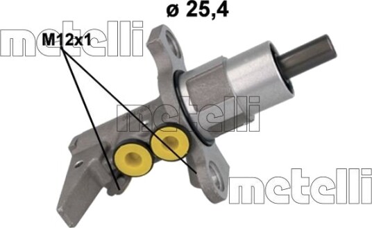 Hovedbremsesylinder METELLI 05 1257