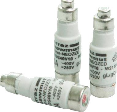 Mersen Nordic Sikring D01 13A, 10-pk Svart