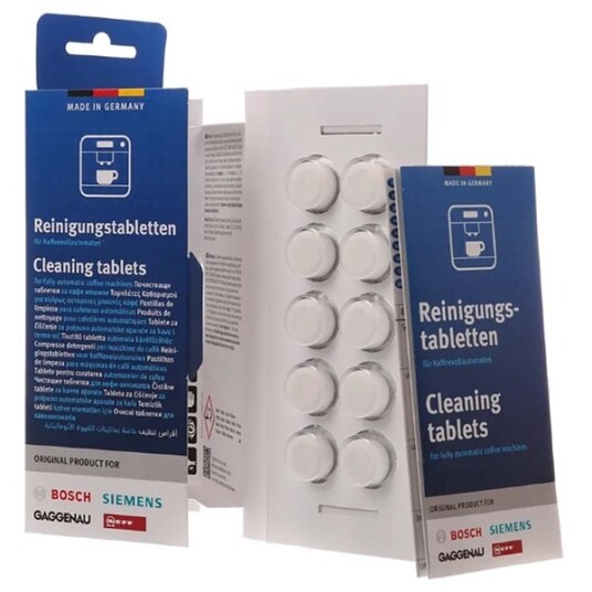 Bosch Siemens Rengjøringstabletter kaffemaskin 10-pk Bosch Siemens Rengjøringstabletter kaffemaskin 10-pk