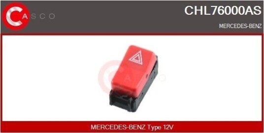 Varselblinklysbryter CASCO CHL76000AS Varselblinklysbryter CASCO CHL76000AS