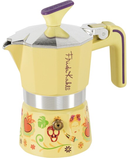Pedrini Frida Kahlo Espressokanne 1 kopp ??? Gul Pedrini Frida Kahlo Espressokanne 1 kopp ??? Gul