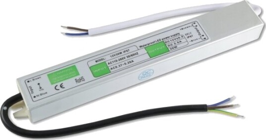 Ecolight2 Led Strømforsyning Tett Ecolight Ec79608 Ip67 30W 12V