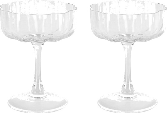 Seasons Summer Collection Champagneskåler Blomst 25cl 2pk