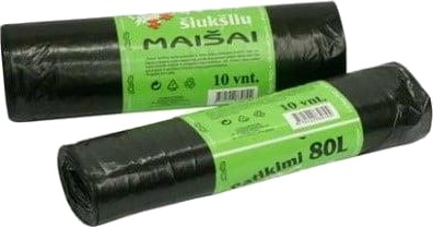 Søppelsekker Plasta Strong 80L 10 Stk.