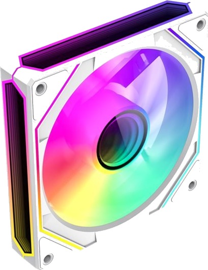 Gamemax Fn12a-S8i-W Kabinettvifte 120mm Hvit Gamemax Fn12a-S8i-W Kabinettvifte 120mm Hvit