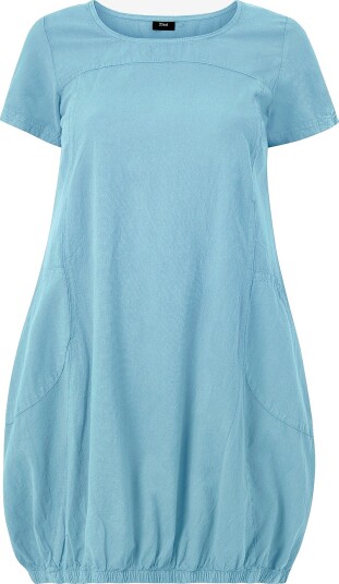Zizzi   Kjole jEasy S/S Dress   Blå