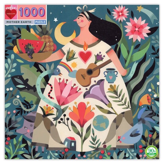 eeBoo Puzzle Mother Earth, 1000 pc EPZTMOE