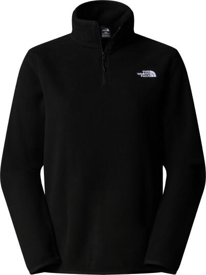 The North Face Women's Glacier Fleece 1/4 Zip Jacket TNF Black S