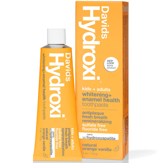 Davids Kids Hydroxyapatit Tannkrem Natural Orange & Vanilla 113g Davids Kids Hydroxyapatit Tannkrem Natural Orange & Vanilla 113g
