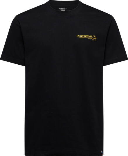 La Sportiva Men"s Since 1928 T Shirt Black/Yellow XL