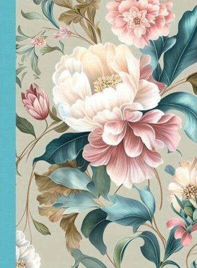 Dekorativ Notatbok 105X148/48K Ruter Tw Flora |