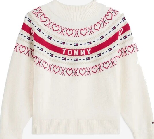 Tommy Hilfiger Intarsia Sweater   IVORY PETAL   140