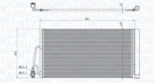 Kondensator MAGNETI MARELLI 350203861000