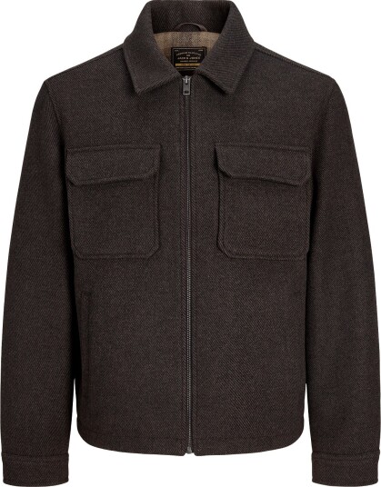 Jack & Jones Jprbluwakefield Wool Blend Jacket Sn CHOCOLATE BROWN XL