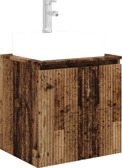 Vegghengt vaskeservant Gammelt tre 49,5 x 41 x 62,5 cm