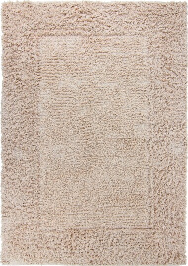 Ryetepper Aline Natural Cotton Shaggy beige Størrelse: 240 x 340 cm