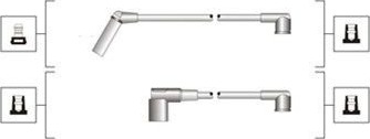 MAGNETI MARELLI 941319170117 Tennplugg kabelsett