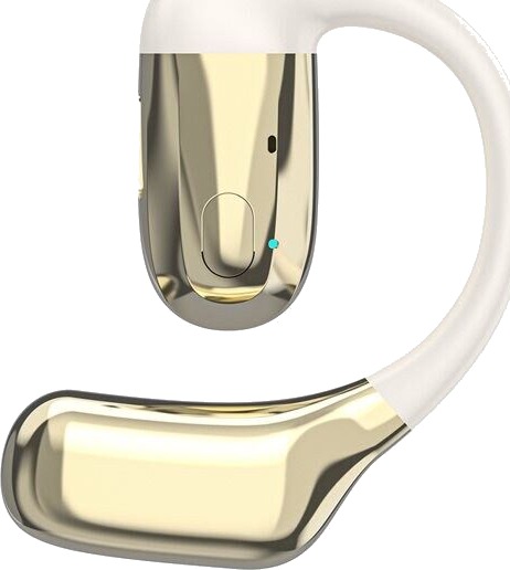 Dudao U4Pro Bluetooth Universal Earphone for Both Ears Beige Gold