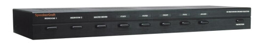Speakercraft S8DC Høyttalerswitch, 8 soner
