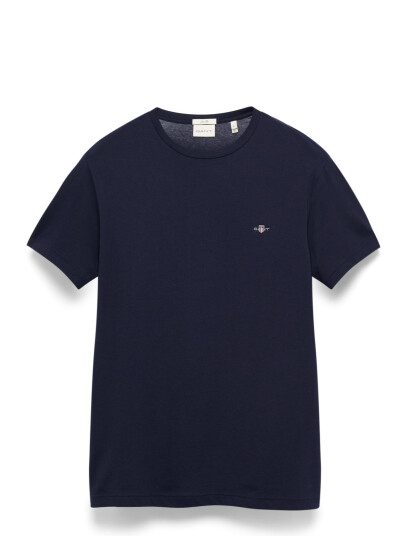 GANT Slim Shield Ss T-Shirt - Navy - XXXL