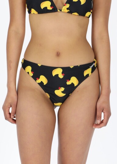 Blount & Pool Bikini Thong Bottom Black Yellow Duck 42 Bikinis