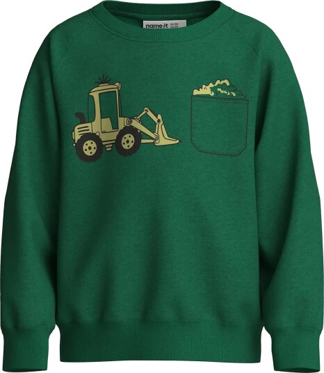 Name It Nmmvion Ls Nreg Sweat Unb Green 92