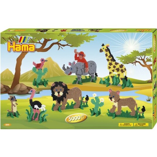 Hama Midi Gaveeske 5000 Perler Safari Hama Midi Gaveeske 5000 Perler Safari