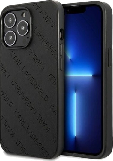 Karl Lagerfeld Perforated Allover Case for iPhone 13 Pro / 13 Black