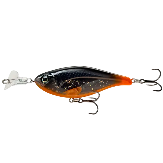 Headbanger Cranky Shad 10,1 cm Slow sink 33 g Black/Orange