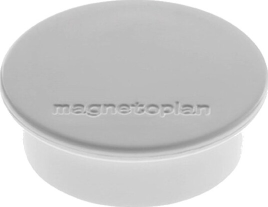 Magnetoplan Discofix Rundmagnet “Color” Grå Med Massiv Ferrittkjerne Ca. 2,2 Kg