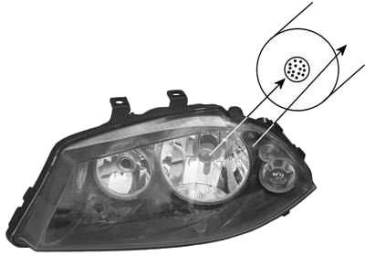 VAN WEZEL 4917965 Frontlykter