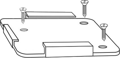 HORTUS Additional base for start- and end post HORTUS Additional base for start- and end post