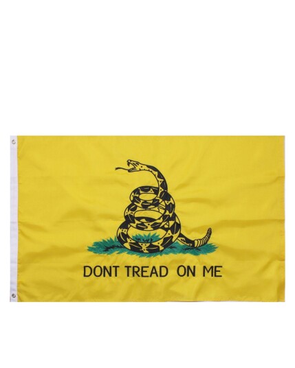 Rothco Deluxe flagg 'Don't Tread On Me' Gul Rothco Deluxe flagg 'Don't Tread On Me' Gul