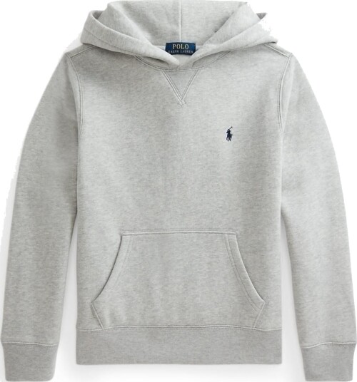 Polo Ralph Lauren Boy Long Sleeved Hoodie Andover Heather S/8 år Polo Ralph Lauren Boy Long Sleeved Hoodie Andover Heather S/8 år