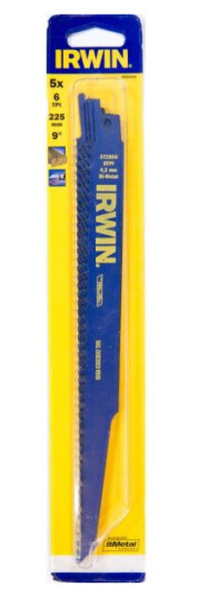 Irwin 225 mm Bajonettsagblader til Tre 5-pakning - 6 TPI Elektroverktøy Tilbehør Irwin 225 mm Bajonettsagblader til Tre 5-pakning - 6 TPI Elektroverktøy Tilbehør