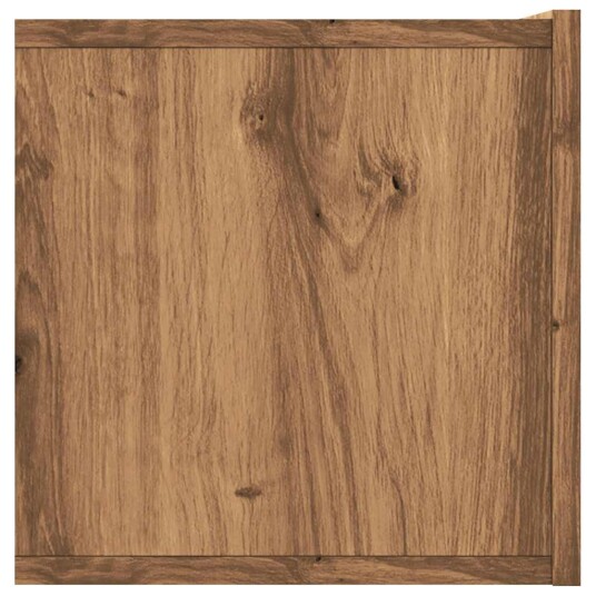  Vegghengt TV-benk artisan eik 120x30x30 cm konstruert tre 8721158435460