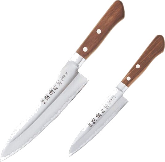 Sekiryu Wood knivsett 2 deler kokkekniv/grønnsakskniv Sekiryu Wood knivsett 2 deler kokkekniv/grønnsakskniv