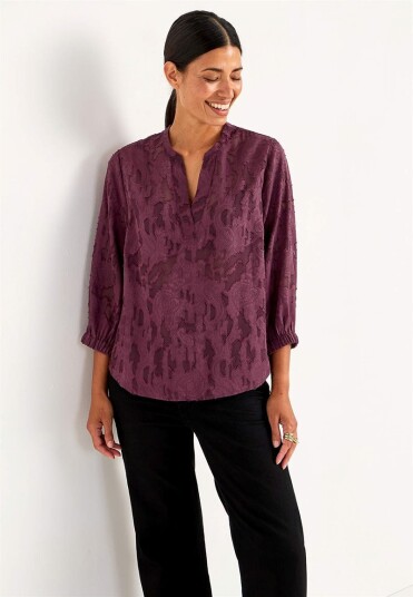 Cellbes Of Sweden Jacquardvevd skir bluse Cellbes Of Sweden Jacquardvevd skir bluse