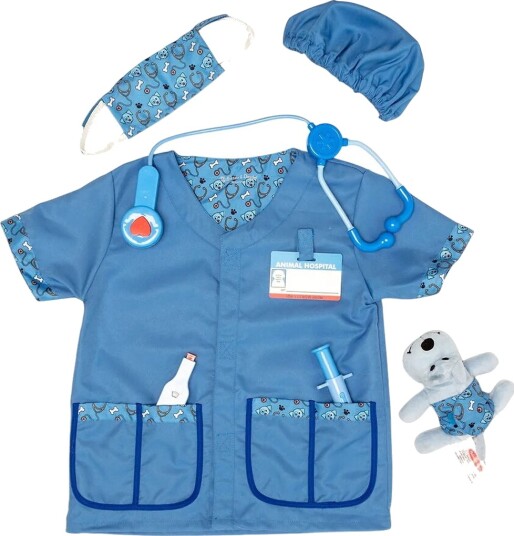 Melissa & Doug Veterinær Kostymesett For Barn 3+ År