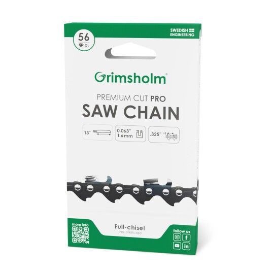 Grimsholm Saw chain Premium Cut Pro 56 DL .325" .063"/1.6mm