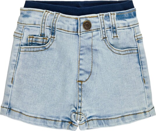 THE NEW Siblings Light Blue Wash Garen Denim Shorts 80