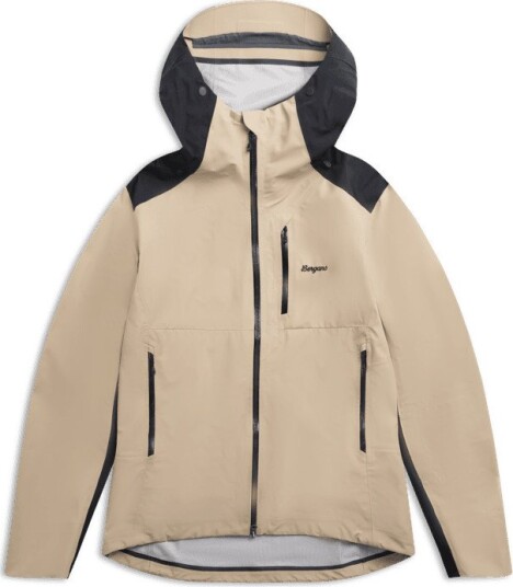 Bergans Men's Oppdal 3L Shell Jacket Sandstone/black L Bergans Men's Oppdal 3L Shell Jacket Sandstone/black L