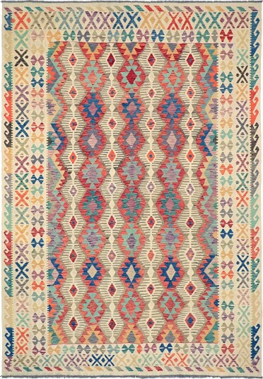 Orientalsk Teppe Vegi Kelim Hand Woven 202 x 293 cm Størrelse: 202 x 293 cm Orientalsk Teppe Vegi Kelim Hand Woven 202 x 293 cm Størrelse: 202 x 293 cm